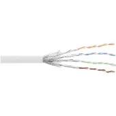 InLine 76499W Patchkabel Cat.6 S/FTP (PiMF), wit, AWG27, PVC, koper, 100 meter