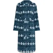 Rebelle Ochtendjas 'Snowy Sparkles' blauw