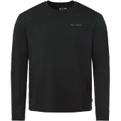 Vaude - Essential Wool L/S T-Shirt - Merinoshirt M, zwart