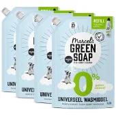 Marcel's Green Soap Wasmiddel Navulling - 0% - 4 x 1L - 92 wasbeurten