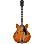 Guild Starfire Deluxe DC GVT Honey Burst semi-akoestische gitaar