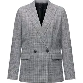 Anna field Blazers 'Vichy' grijs / bordeaux / zwart / wit