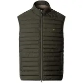 Hackett London Heren Ultra bodywarmer donkergroen (S), Casual, Polyester HM4000197