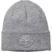 Timberland Geribde muts met logo voor volwassenen (Medium Grijs)