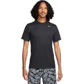 Nike Heren Legend Swoosh Dri-FIT T-Shirt (Zwart/Zilver)