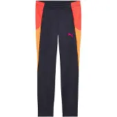 Puma Trainingsbroek met kleurblokken voor dames (Marine/Oranje)