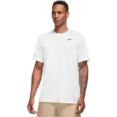 Nike Heren Legend Swoosh Dri-FIT T-Shirt (Wit/Zwart)