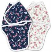 Mimi Babydoekjes Bloemen 2 stuks 0-3m 45x65 cm Katoen