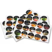 Tadar Kruidenstickers 96 stuks - Organiseer uw Keuken