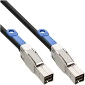 InLine externe Mini SAS HD kabel, SFF-8644 naar SFF-8644, 12Gb/s, 0,5m