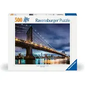 Ravensburger puzzel New York, de stad die nooit slaapt - Legpuzzel - 500 stukjes