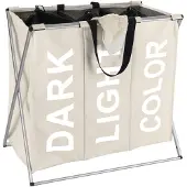 Wenko (3440113100) beige - panier à linge trio