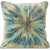 Eurofirany Sierkussens Fluweel Print Blauw 45x45 cm