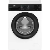 Beko BM3WFT3841B1 - Wasmachine - Voorlader - 8 kg - 1400 RPM - Wit/Zwart