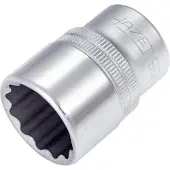 Hazet Dopsleutel 900Z-22 · 1/2 inch (12,5 mm) vierkant hol · Buitentwaalfkant tractieprofiel · SW 22 mm