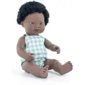 Miniland African 38 Baby Doll Blauw Kinderen