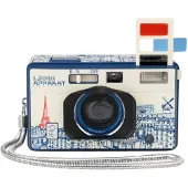 Lomography Appareil photo argentique LomoApparat 21mm f/10 Edition Paris Blanc et Bleu
