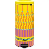 Brabantia NewIcon Prullenbak - 30 liter - Yinka Ilori
