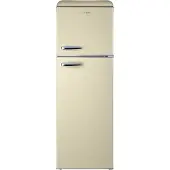 Hyundai - Retro Koel - vriescombinatie - 296 Liter - Energieklasse E - Crème