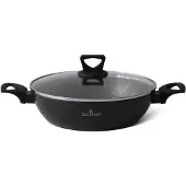 Edenberg Marmite met Deksel 24 cm - Aluminium met Marmercoating