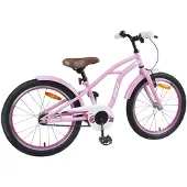 vidaXL Kinderfiets 20 Inch voor 6-11 jaar oud Licht Roze
