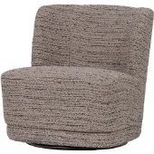 Woood Atty Draaifauteuil - Grove Melange - Beige - 75x74x65