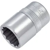 Hazet Dopsleutel 880Z-13 · 3/8 inch (10 mm) vierkant hol · Buitentwaalfkant tractieprofiel · SW 13 mm