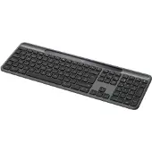 Logitech Signature Slim Solar + K980, Draadloos, RF draadloos + Bluetooth, QWERTZ, Grafiet