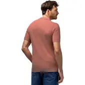 State of Art Korte mouw polo roze regular fit
