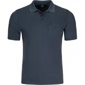 Ragman Shirt 'Basic' blauw gemêleerd