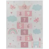 TT Home Kinderkamer tapijt tapijt kinderkamer tapijt antislip hart wolk vlinder