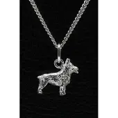 MOOYE ® - Collectie Zilveren Vastgotaspets - Zweedse valhund ketting hanger - klein