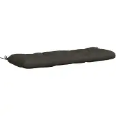 vidaXL Bankkussen VIANEN 100% Polyester Antraciet 120 x 40 x 12 cm