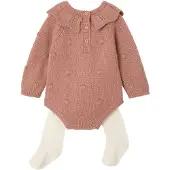 Vertbaudet Set gebreide romper en maillot baby