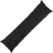 vidaXL Kussensloop HEERLEN Zwart 40 x 145 cm Flanel