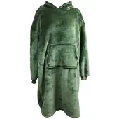 Unique living - Hoodie Oversized Winter Green -70x110cm