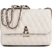 GUESS schoudertas Tamara Convertible Crossbody Flap Bone crème