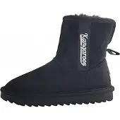 Kangaroos K-UK Holy Kinderschuhe Mädchen Winterstiefel Schwarz Freizeit