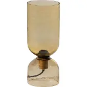 Woood Gigi Tafellamp Gehamerd Glas 38xØ15 cm - Naturel