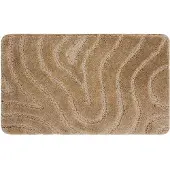 Dywany Łuszczów Zachte Antislip Badkamermat 50x80cm - Beige Golven