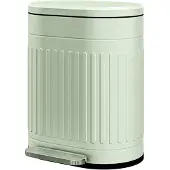 HOMCOM Afvalemmer-Metaal, Kunststof-36,5L x 31,2B x 45H cm-Groen