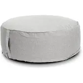 Unique living - Opblaasbare poef Senna - Light Grey - 70x70x25cm