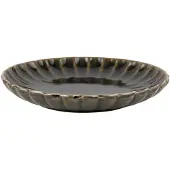 Florina Adaccio Keramische Platte 25cm Khaki - Handgemaakt