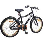 vidaXL Kinderfiets, 20 inch, geschikt voor kinderen van 6-11 jaar, zwart