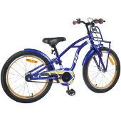 vidaXL Kinderfiets, 20 inch, geschikt voor kinderen van 6-11 jaar, donkerblauw