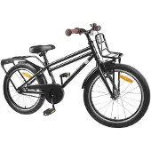 vidaXL Kinderfiets, 20 inch, geschikt voor kinderen van 6-11 jaar, zwart