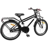 vidaXL Kinderfiets, 22 inch, geschikt voor kinderen van 7-12 jaar, zwart