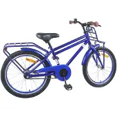 vidaXL Kinderfiets, 18 inch, geschikt voor kinderen van 5-7 jaar, donkerblauw