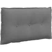 vidaXL Rugkussen Donkergrijs 80 x 50 cm Microvezel Stof