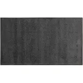 vidaXL Deurmat Lichtgrijs 90 x 60 cm 100% Polyamide